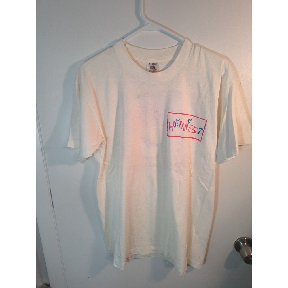 Vintage 1992 Single Stitch T Shirt"• "90s Neon Festival Graphic" USA Made Music